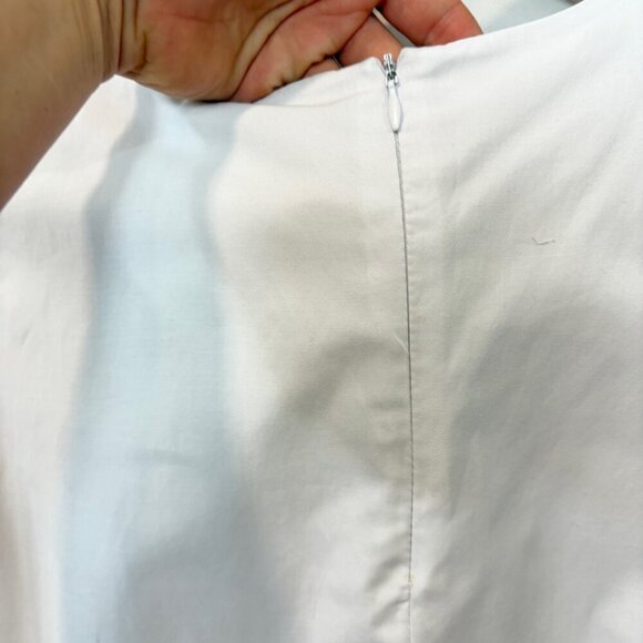 REFKA White Assymetric Hem Blouse Long Sleeves sz M - Picture 7 of 11